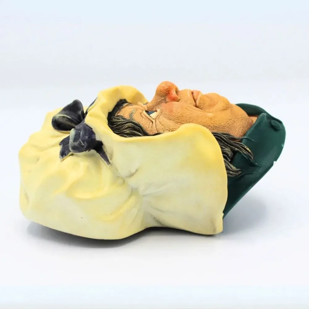 Vintage Bossons Sarah Gamp Chalkware Head 3D Wall Art Bar Pub Kitchen Decor